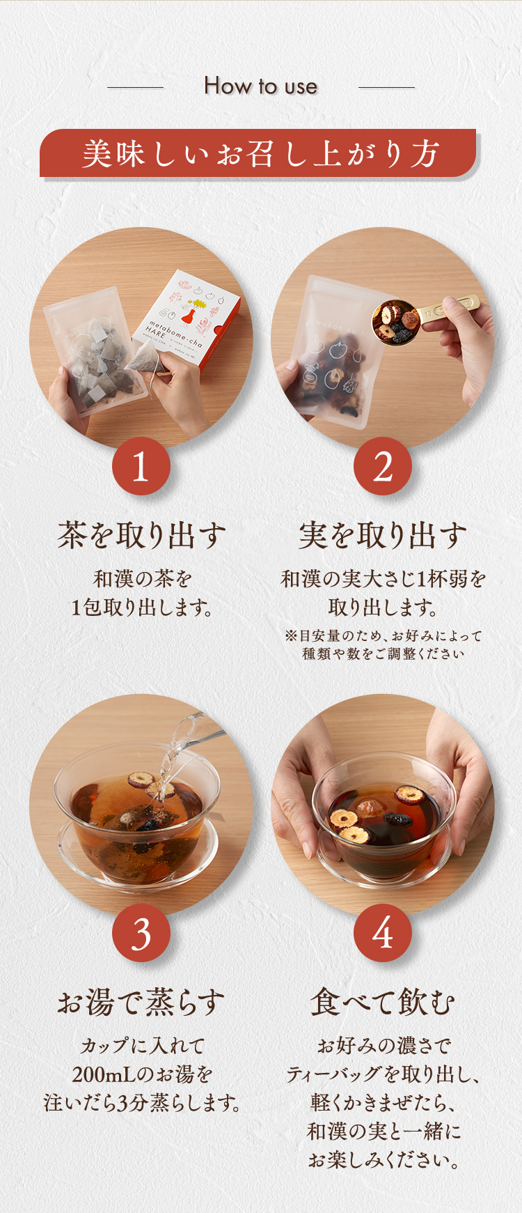 美味しいお召し上がり方