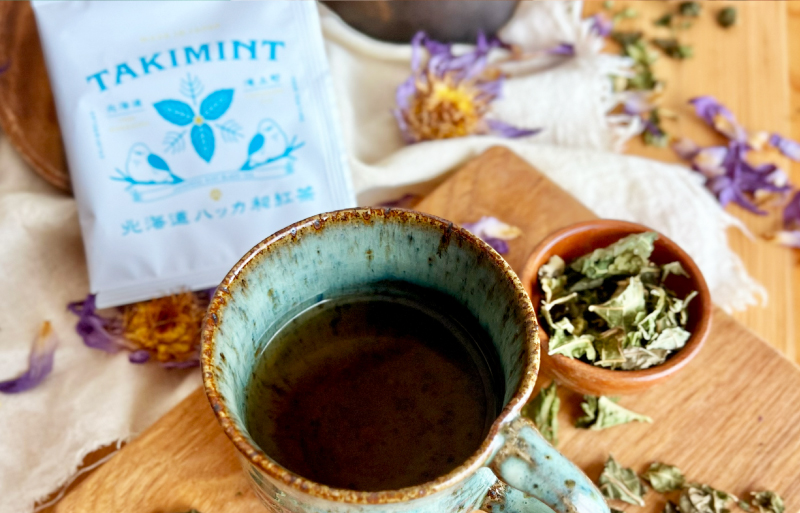 北海道ハッカ和紅茶　TAKIMINT　１０包							
