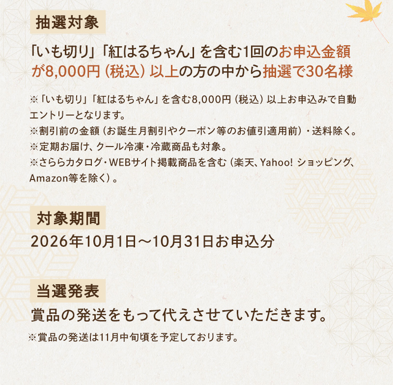 応募条件・対象期間など