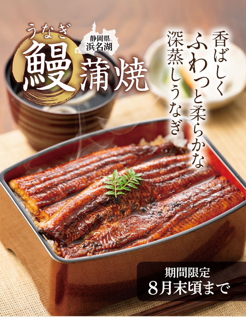 静岡県浜名湖 深蒸し鰻蒲焼