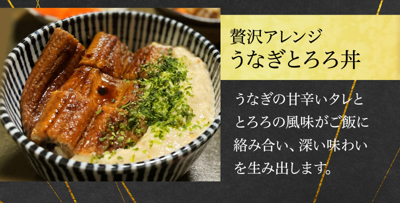 贅沢アレンジうなぎとろろ丼