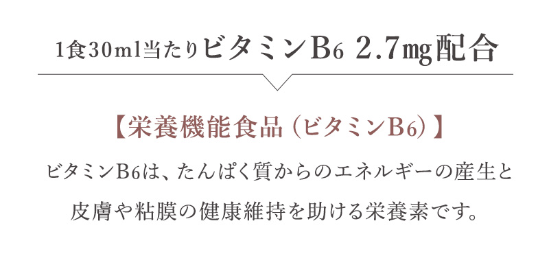 栄養機能食品ビタミンB6