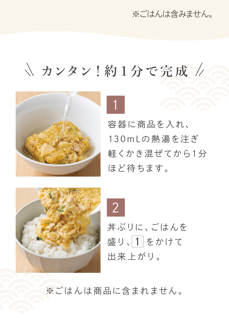 カンタン！約1分で完成！