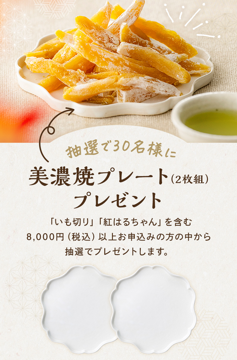 美濃焼プレートをプレゼント！