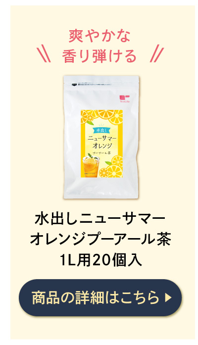 水出しニューサマーオレンジプーアール茶 1L用20個入