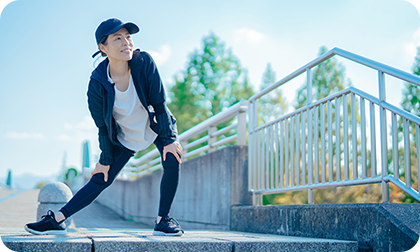 ウォーキングやストレッチ運動がおすすめ